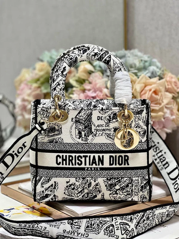 Christian Dior bags with a quilted pattern and gold - toned hardwareWF - Dior Bags - 721