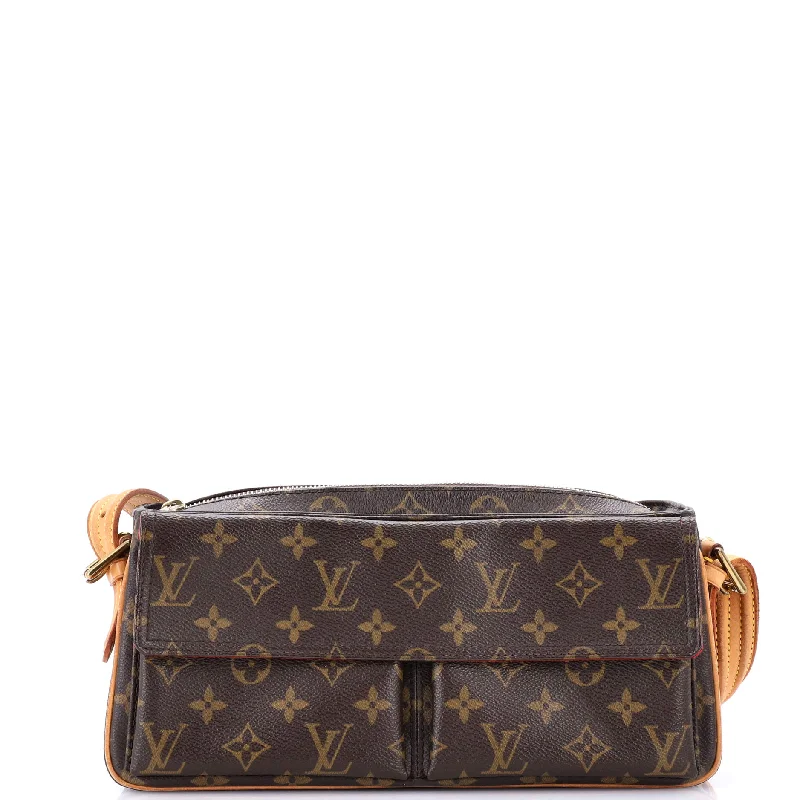 Louis Vuitton Capucines bags with smooth calfskin leather for luxuryViva Cite Handbag Monogram Canvas MM