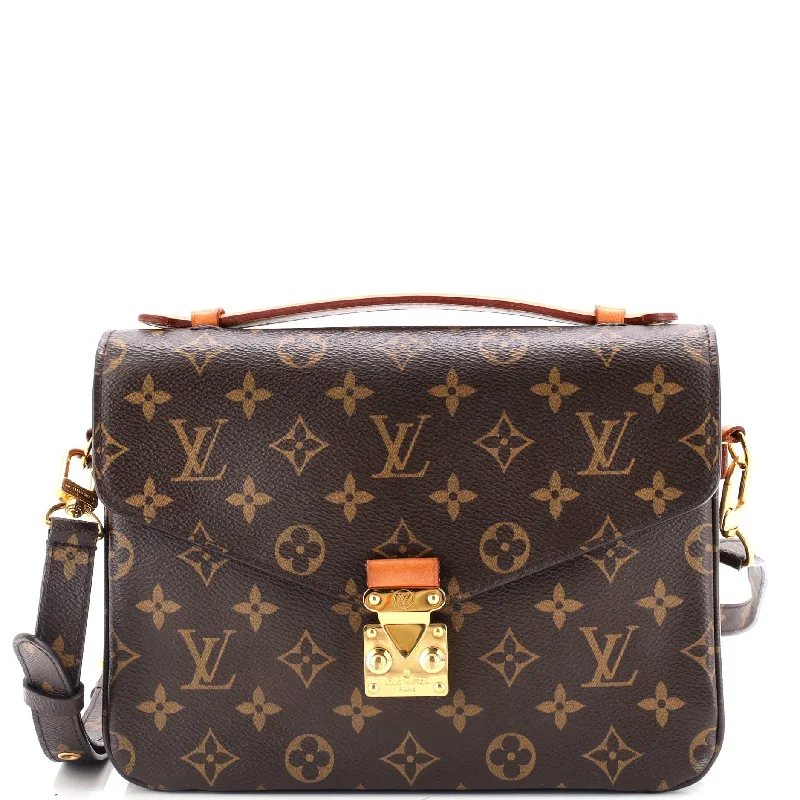 Louis Vuitton Petite Malle bags with a hard - shell structure for uniquenessPochette Metis Monogram Canvas