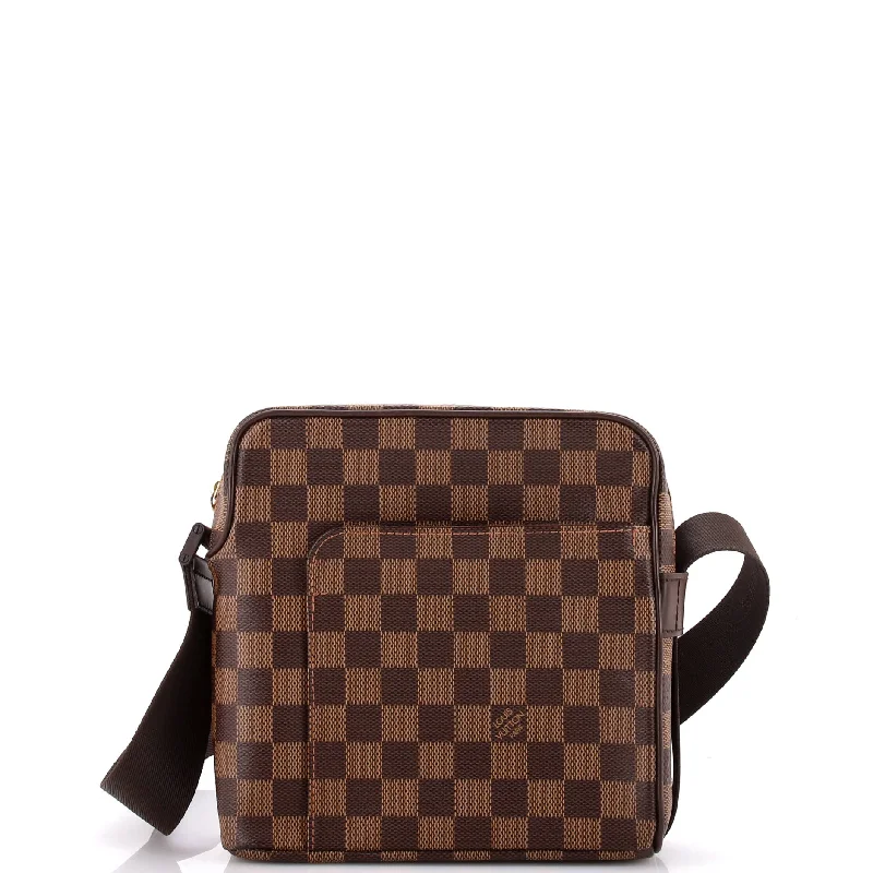 Louis Vuitton Capucines bags with smooth calfskin leather for luxuryOlav Handbag Damier PM