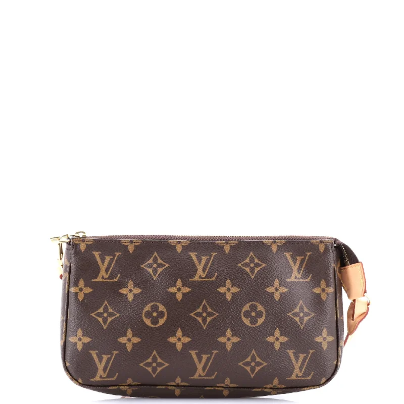 Ladies Louis Vuitton Capucines bags with a detachable shoulder strapPochette Accessoires NM Monogram Canvas