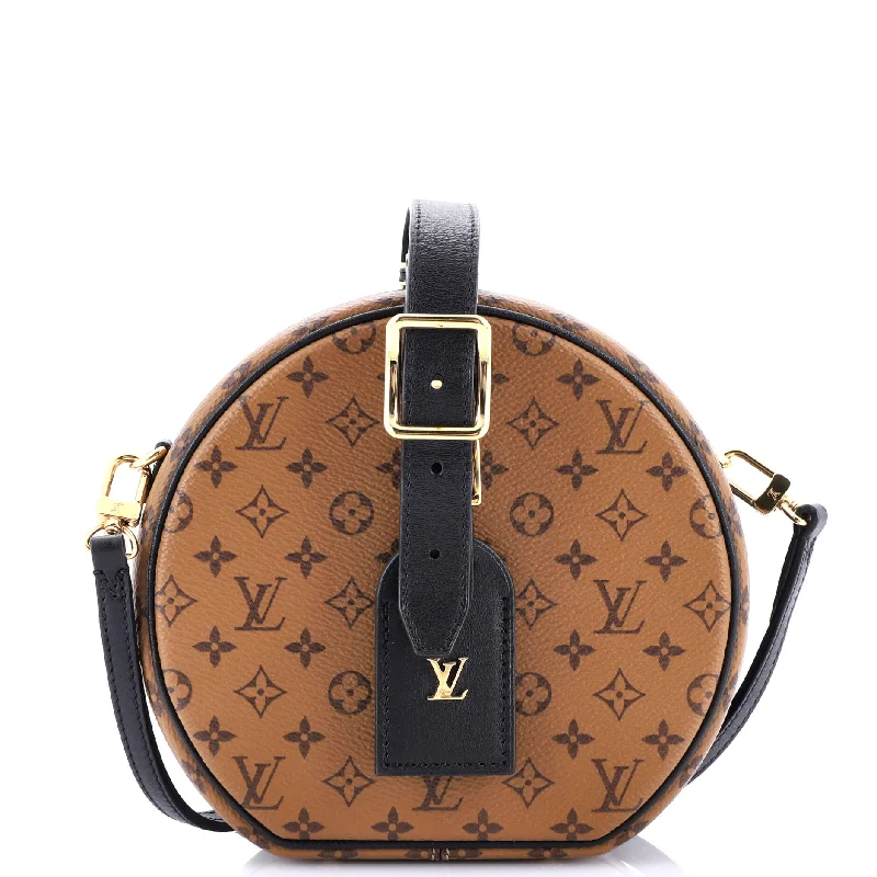 Louis Vuitton backpacks with a multi - pocket organization for functionalityPetite Boite Chapeau Bag Reverse Monogram Canvas