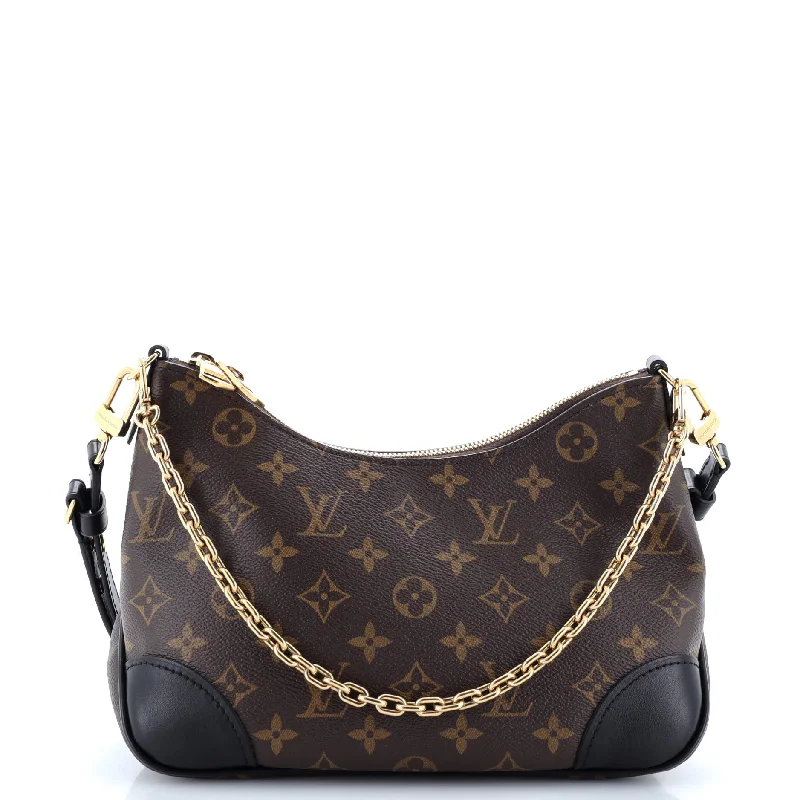 Louis Vuitton bags with a snap - button closure and a decorative charm for styleBoulogne NM Handbag Monogram Canvas