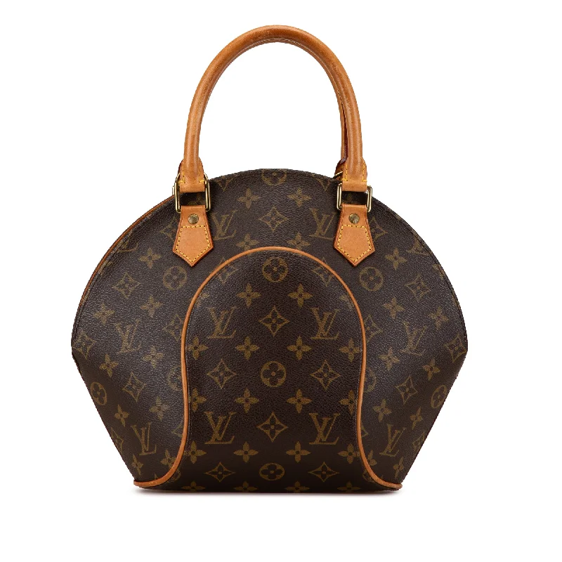 Ladies Louis Vuitton shoulder bags with a tassel decoration for charmBrown Louis Vuitton Monogram Ellipse PM Handbag