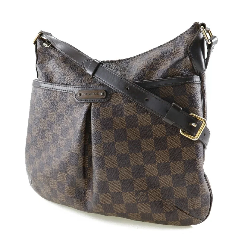 Ladies Louis Vuitton shoulder bags with a tassel decoration for charmLOUIS VUITTON Bloomsbury PM Shoulder Bag N42251 Damier Canvas Brown DU2132 Women's