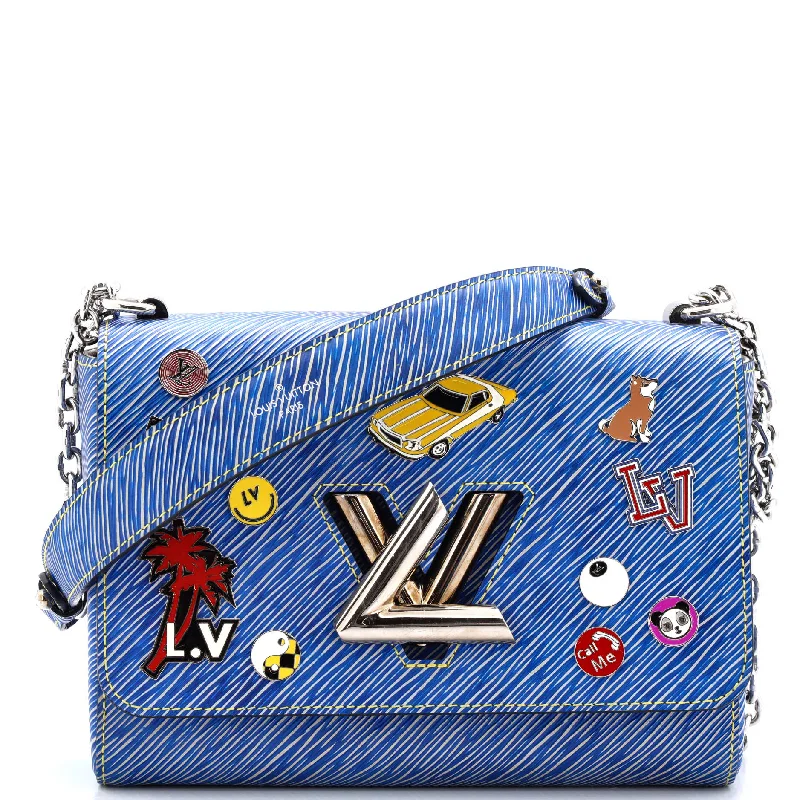 Louis Vuitton backpacks with a hidden back pocket for securityTwist Handbag Limited Edition Pin Embellished Epi Leather MM