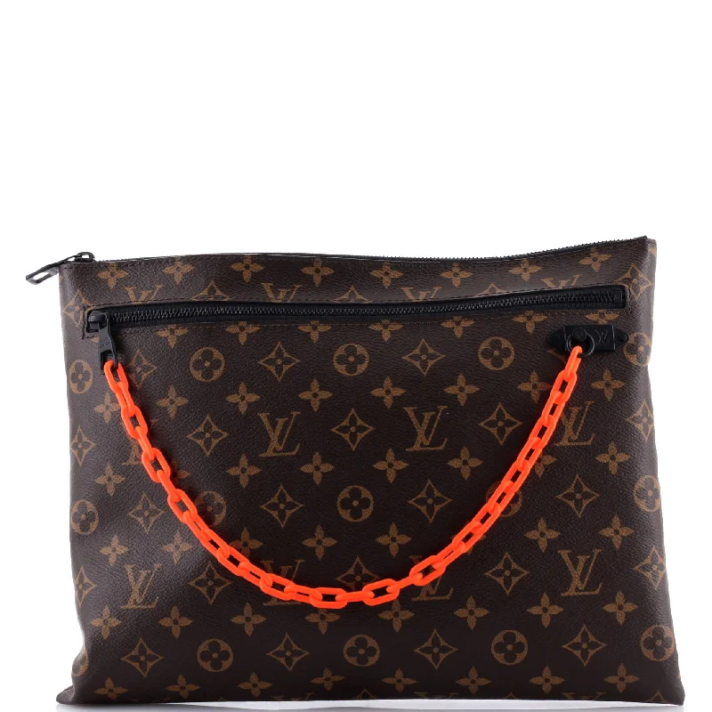 Louis Vuitton backpacks with a hidden back pocket for securitySolar Ray A4 Pouch Monogram Canvas