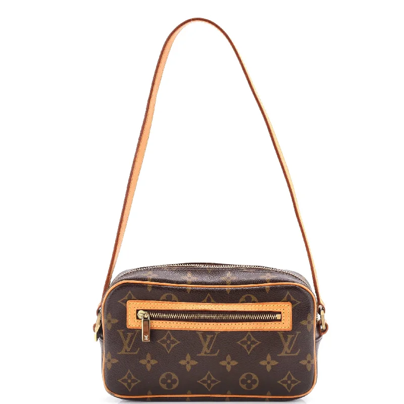 Louis Vuitton Twist bags with a snakeskin - effect panel for a bold lookCite Pochette Monogram Canvas