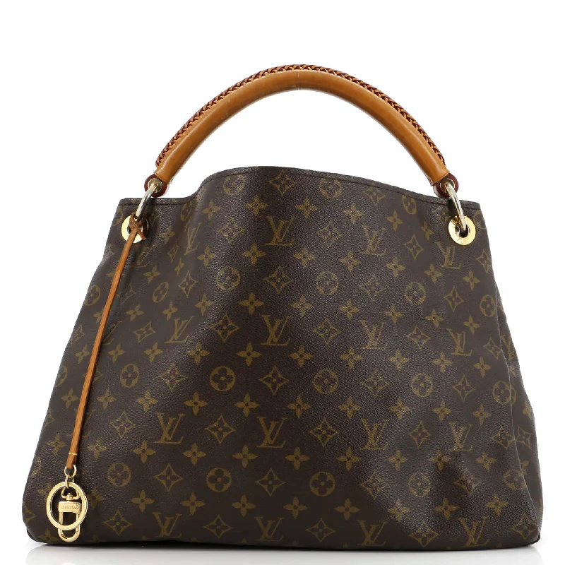 Louis Vuitton Twist bags with a crystal - embellished LV - turnlockArtsy Handbag Monogram Canvas MM