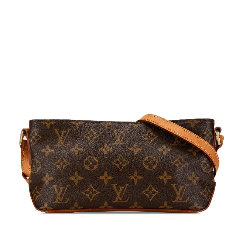 Louis Vuitton backpacks with a padded laptop compartment for travelBrown Louis Vuitton Monogram Trotteur Crossbody Bag