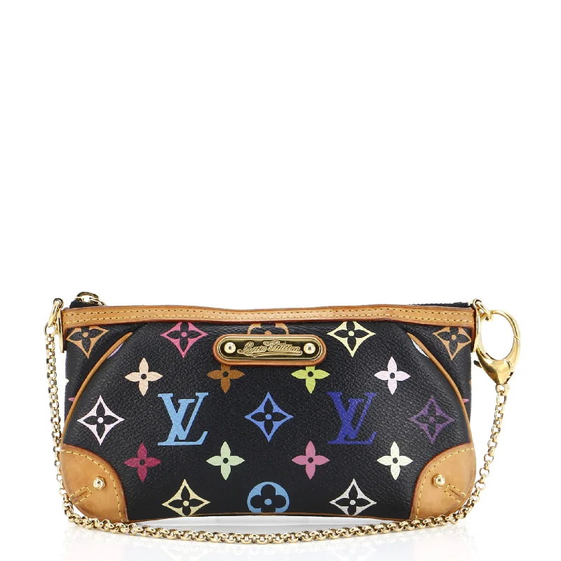 Louis Vuitton bags with a front - zip pocket for small items like keysMilla Pochette Monogram Multicolor MM