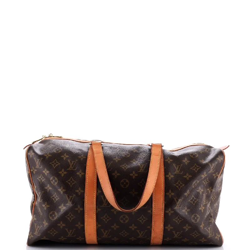 Louis Vuitton handbags with a metal - framed clasp for durabilitySac Souple Handbag Monogram Canvas 45