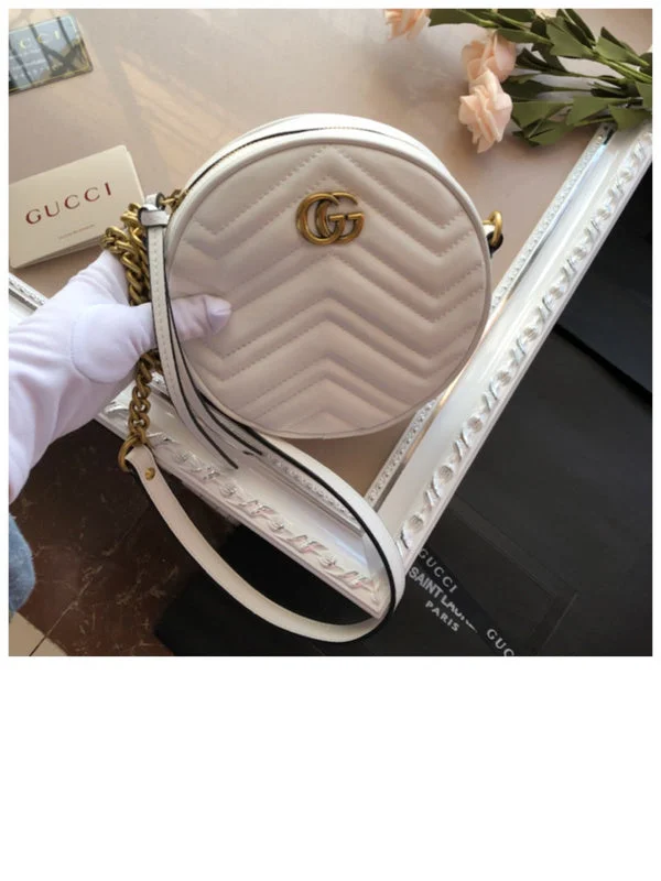 Women Gucci Sylvie bags with a monogram - embossed leatherGucci Bags -  Luxury Bags  1413