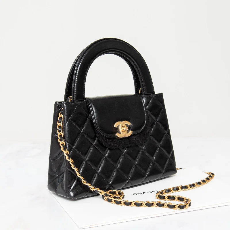 Chanel Luxury Handbag for High - End EventsChanel Kelly Black Quilted Leather Bag