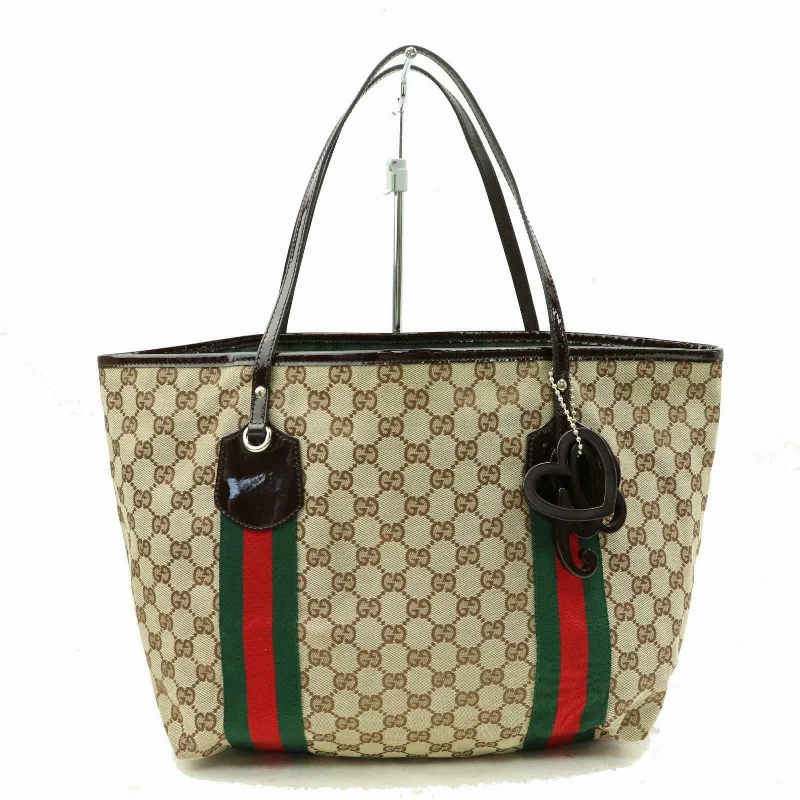 Women Gucci Sylvie bags with a detachable ribbon detailBrand Inspired Gucci Tote Bag Brown Canvas (SHC1-14280)