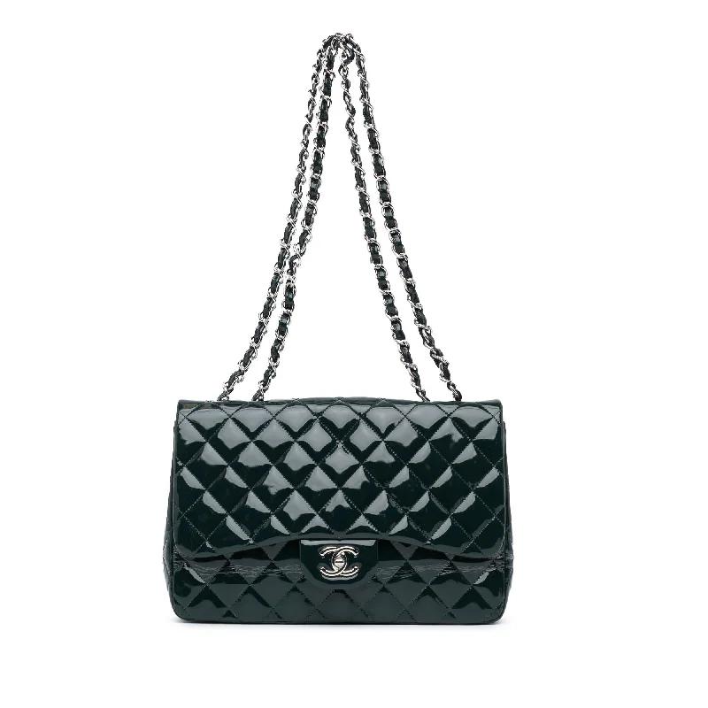 Chanel Designer Handbag with Unique DesignChanel Jumbo Classic Patent Double Flap (SHG-7gpVN1)