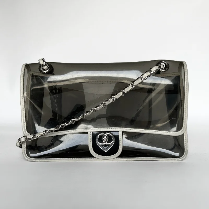 Chanel Designer Handbag with Unique DesignChanel Heart CC Flap Bag Vinyl & Lambskin Leather (Limited Edition)