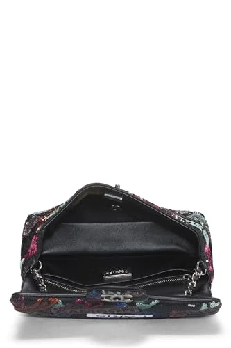 Chanel Designer Handbag with Unique DesignChanel,  Multicolor Sequin Half Flap Small, Multi