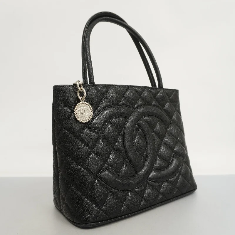 Chanel Colorful Handbag for Spring OutfitsCHANEL  Reprint Tote Women's Caviar Leather Tote Bag Black