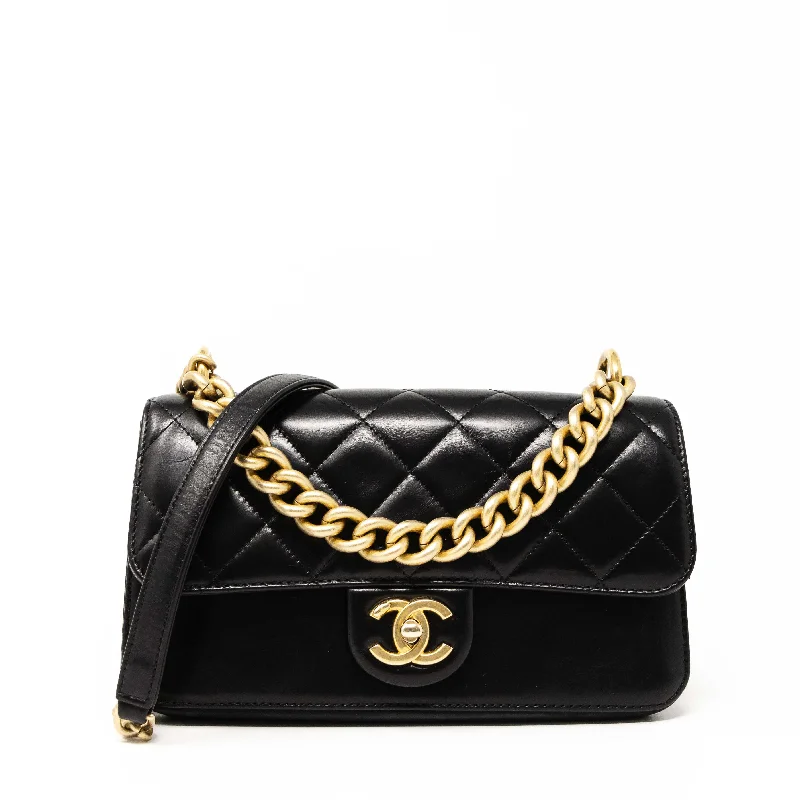 Chanel Classic Flap Bag for Evening PartyChanel Black Straight Line Flap Bag