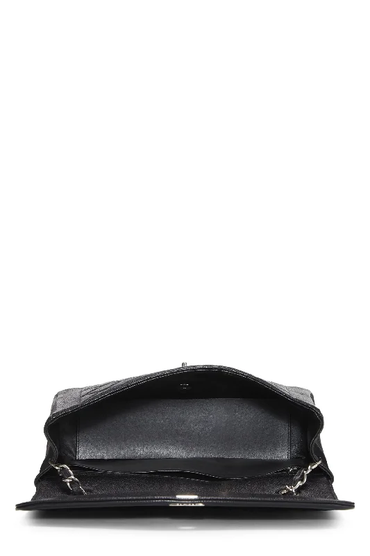 Chanel Lightweight Handbag for Daily ErrandsChanel,  Black Quilted Caviar Diana Flap Jumbo, Black