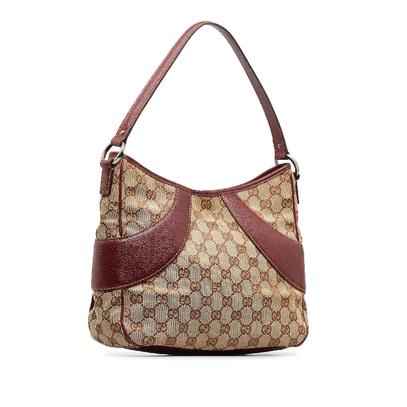 Women Gucci bags with a zippered interior pocketGucci GG Canvas Shoulder Bag (8KB6EK)