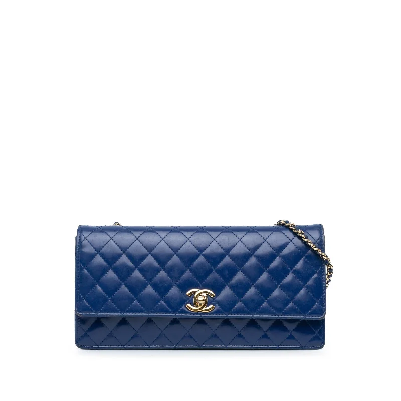 Chanel All - Match Handbag for Versatile StylingChanel CC Quilted Patent Long Flap (SHG-WftxAP)