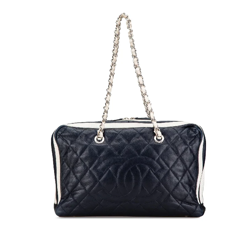 Chanel Limited Edition Handbag for CollectorsBlack Chanel Quilted Calfskin Venice Shoulder Bag