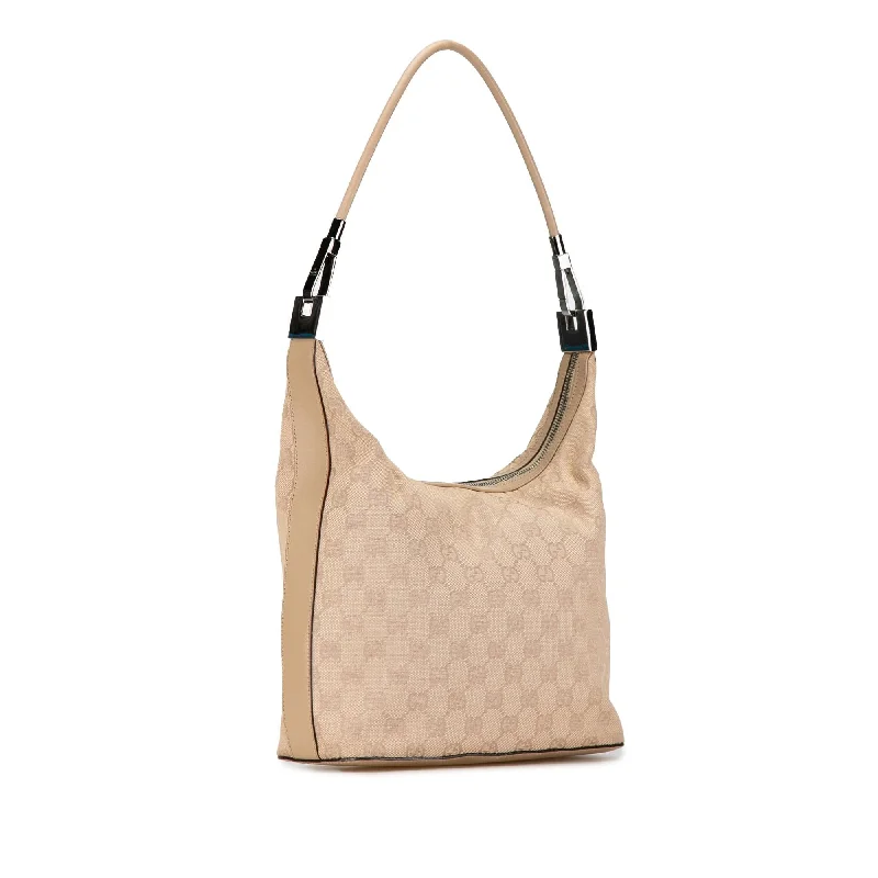 Gucci tote bags for women with a printed Gucci logoGucci GG Canvas Shoulder Bag SzJcHp)