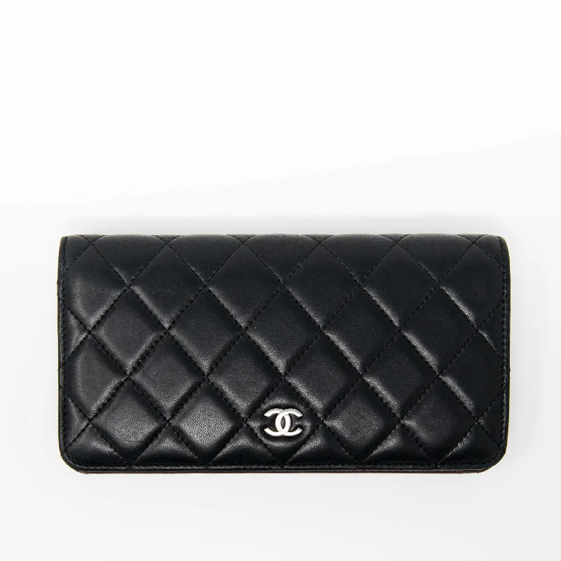 Chanel Limited Edition Handbag for CollectorsChanel Black Lambskin Long Flap Wallet