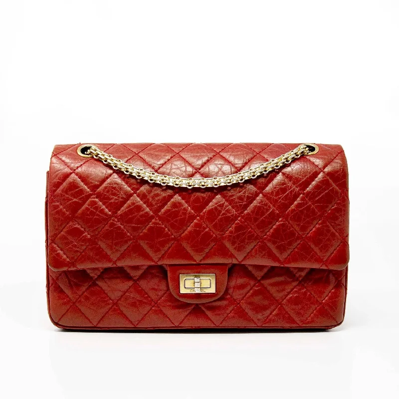 Chanel Lightweight Handbag for Daily ErrandsChanel Red Calfskin 2.55 Reissue 266