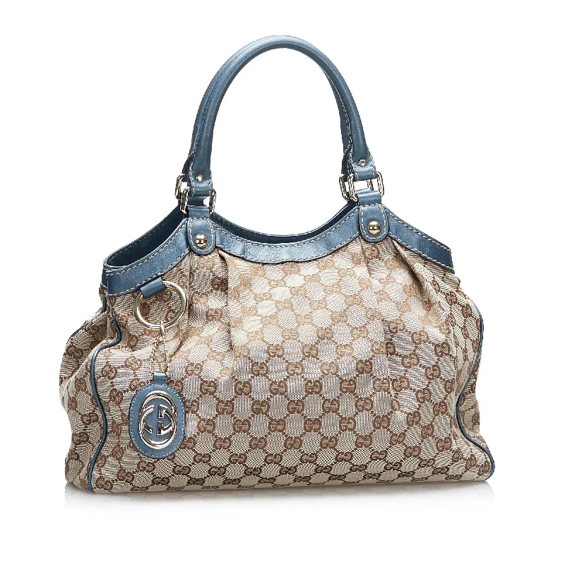 Gucci handbags for women with a beaded trimGucci GG Canvas Sukey (zkLa3S)