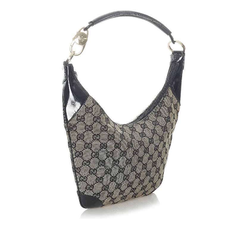 Women Gucci Sylvie bags with a monogram - embossed leatherGucci GG Canvas Shoulder Bag (32653)