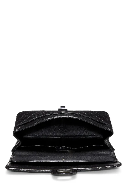 Chanel All - Match Handbag for Versatile StylingChanel,  Black Calfskin 2.55 Reissue Flap 227, Black