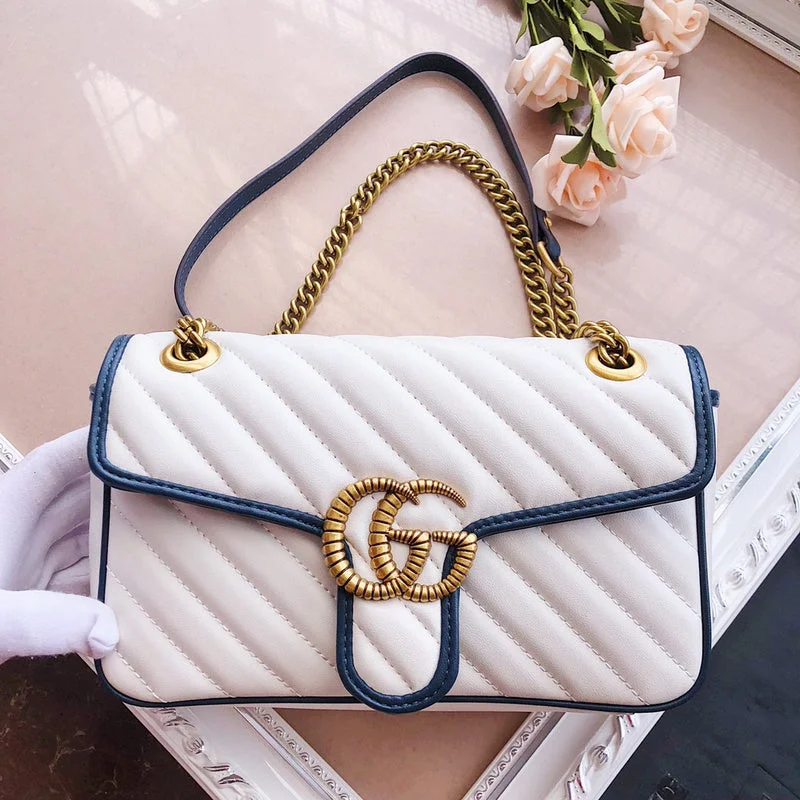 Gucci Marmont bags for women with a contrast - colored interiorGucci Bags -  Luxury Bags  1419