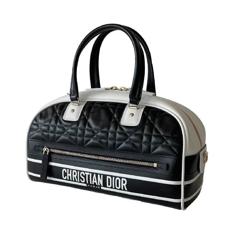 Christian Dior bags with a detachable coin purse insideChristian Dior Medium Vibe Zip Bowling Bag