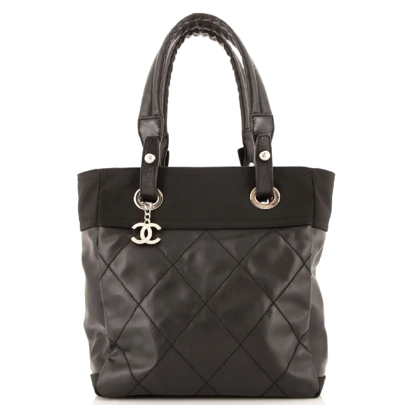 Christian Dior handbags with a back - pocket for quick storageBiarritz Tote Quilted Coated Canvas Small