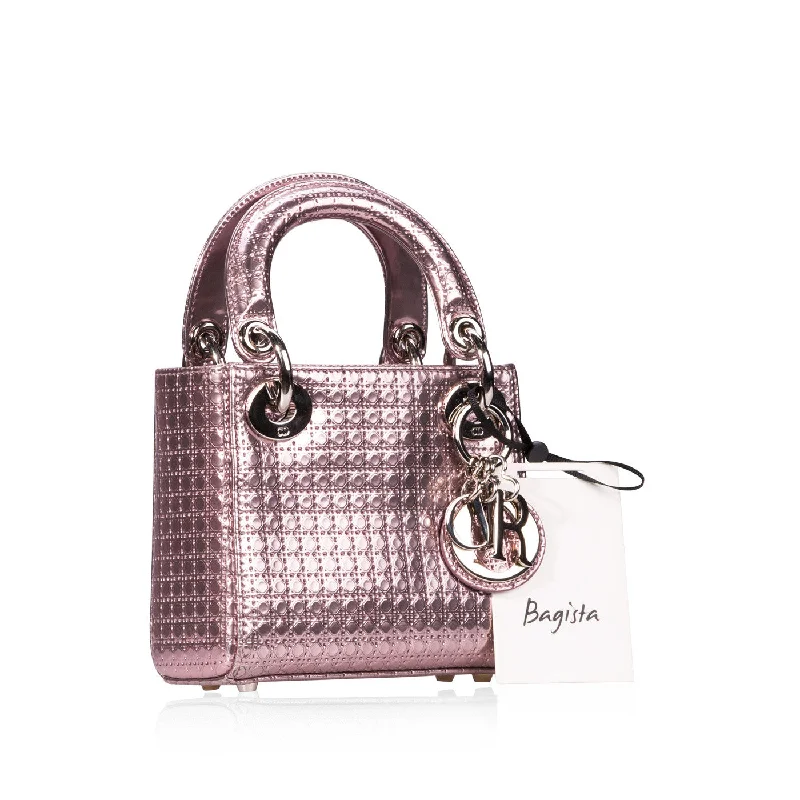 Christian Dior backpacks with a sleek, minimalist silhouetteLady Dior Micro